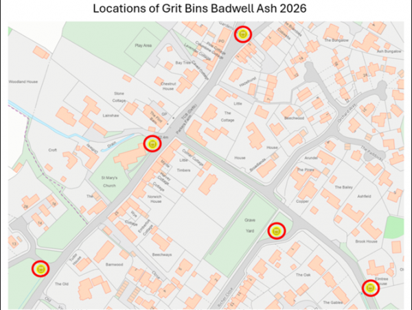 Image of Grit Bin locaions